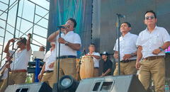 Walther Lozada y Orquesta debutó en concierto gratuito realizado en Piura