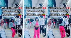 Peruana se roba el show al bailar música venezolana en Gamarra y deja en shock a usuarios