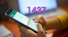 ¿Qué significa cuando alguien te envía el número 1437 por WhatsApp? Aquí la respuesta