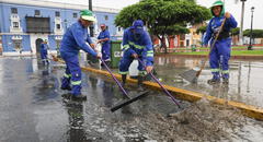 Trujillo: sorpresiva lluvia generó 42 aniegos en la ciudad