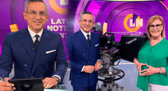 ¡Se quedó en el 2! Pedro Tenorio conducirá "Latina noticias central" junto con Mónica Delta