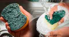 ¿Qué hacer para que mi esponja de cocina dure más tiempo?
