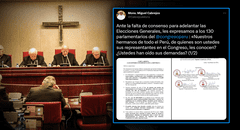 Conferencia Episcopal al Congreso: "¿Han oído las demandas de nuestros hermanos de todo el Perú?