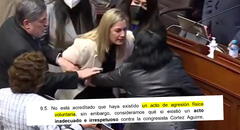 Ética acuerda sancionar a María del Carmen Alva con una “recomendación pública” por agredir a Isabel Cortez