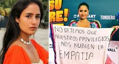 Mayella Lloclla protesta en ESTRENO de "Asu mare": "Que nuestros privilegios no nos nublen la empatía"