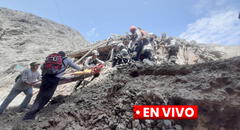 Huaicos en Arequipa EN VIVO: Policía rescata a una sobreviviente y el cadáver de un varón en Posco Misky