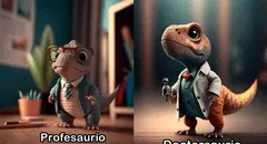 ¿Cómo crear tu propio meme o sticker del dinosaurio bebé con la inteligencia artificial?