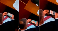 Descubren a diputado serbio mirando pornografía en pleno debate parlamentario