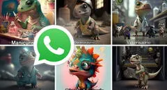 WhatsApp: ¿cómo crear tu propio 'dinosaurio profesional' para usarlo como foto de perfil?