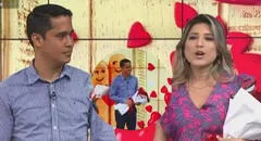 Novio de Fátima Aguilar la sorprende en vivo y ella revela que pasaron por una crisis