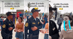 ¡Frío de fríos! Joven le lanza piropo a policía, sin imaginar la respuesta que este le daría