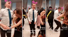 Extranjero causa sensación en redes al bailar huaylas en una boda en Perú