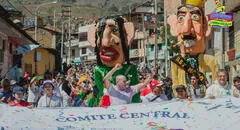 Ño Carnavalón realizó su gran ingreso al carnaval de Cajamarca