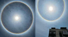 ¿Por qué hay un arcoíris alrededor del Sol y qué significa este fenómeno?
