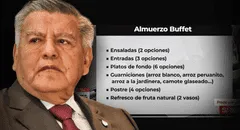 Acuña sobre bufet de S/80: "Están más preocupados en presupuestar su alimentación de espaldas al pueblo"