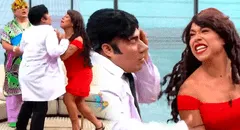 Dayanita se deja llevar y le tira fuerte cachetada a Danny Rosales en sketch de "JB en ATV"