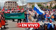 Protestas en Puno: miles de aimaras y quechuas parten hacia la capital para continuar movilización