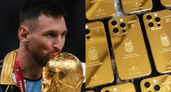 Messi encargó lujosos iPhones de oro para todos sus compañeros campeones del mundo