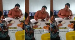 Peruano enseña a comer sangrecita a su hija y se lleva los aplausos de miles en TikTok