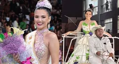 Hija de Evelyn Vela se luce en pasacalle de la Vendimia de Ica: "Regias las dos"