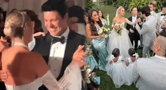 Lele Pons y su tío Chayanne protagonizaron tierna escena en su boda al bailar "Tiempo de vals"