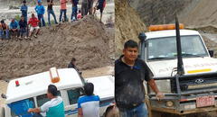 Logran evacuar a gestante pese a huaicos en Áncash