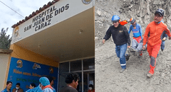Parte de cerro cayó sobre bus y dejó 4 personas muertas en Áncash