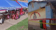 Niños de comunidad cusqueña iniciaron clases en escuela declarada inhabitable hace 3 años