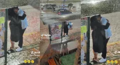 Captan a pareja en medio de la lluvia y los comparan con “Titanic”: “Incluso, tienen el oufit de Rose y Jack”