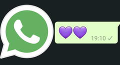 El corazón morado de WhatsApp: ¿qué significa realmente y cuándo deberías usarlo?