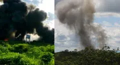 Alertan explosión y varias detonaciones en polvorines del Ejército en Tumbes