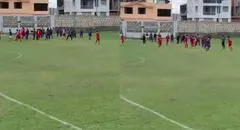 Partido de la Copa Perú acabó en pelea en Arequipa: “Serenazgo, Policía, ¿dónde están?”