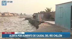 "No nos apoyan": vecinos de Comas ponen piedras y mallas en río Chillón para evitar perder sus casas