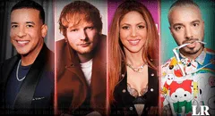 Ed Sheeran alista colaboraciones con Shakira, J Balvin, Daddy Yankee y Pharrell Williams