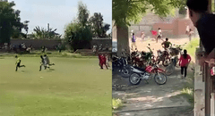 ¡No lo soltaron! Hinchas corretean y agreden a árbitro de partido de Copa Perú en Chincha