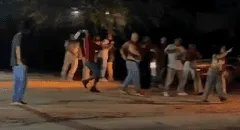 Le revientan botella en la cabeza y corre a defenderse: así ocurrió pelea fuera de discoteca en Piura