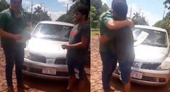 Padre sortea su auto para pagar la operación de su hija y el ganador de rifa se lo devuelve
