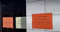 Cañete: se suspendió temporalmente el cobro de peajes en la caseta Lunahuaná