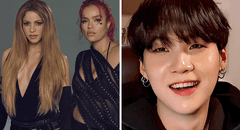 ¿Suga de BTS es team Shakira? Popular "TQG" conquista a famoso rapero del k-pop