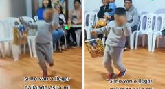 Niño demuestra sus mejores pasos de tunantada al ingresar a cumpleaños: "Entrada épica"