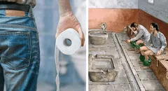 ¿Con qué se limpiaban las personas hasta antes de la existencia del papel higiénico?