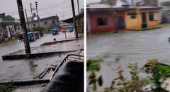 Loreto: reportan calles inundadas tras intensas lluvias en Iquitos