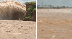 Reservorio evacúa agua de lluvias y aumenta el riesgo de desbordes e inundaciones en Piura