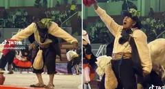 “¡Que tal energía!”: adulto mayor causa furor con sus pasos de huaylarsh y video es viral