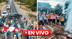 Paro en el norte EN VIVO: en Tumbes y Piura manifestantes toman carreteras y puentes