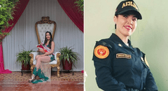 Por primera vez coronan a mujer policía como Señora Cajamarca