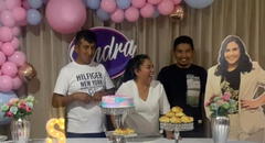 Hijos sorprenden a su mamá en su cumpleaños con temática de “Nunca más”: “Que se hagan la prueba de ADN”