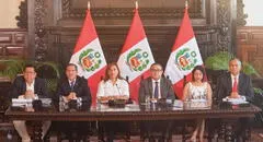 Dina Boluarte dio conferencia tras sesión de Consejo de Ministros