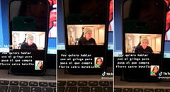 Peruana estaba en cita virtual con su novio extranjero y sonido los interrumpe: "Fierro, catre, botellas"