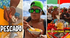 Tiktoker muestra preparación de ceviche ecuatoriano y peruanos reaccionan: "Me muero"